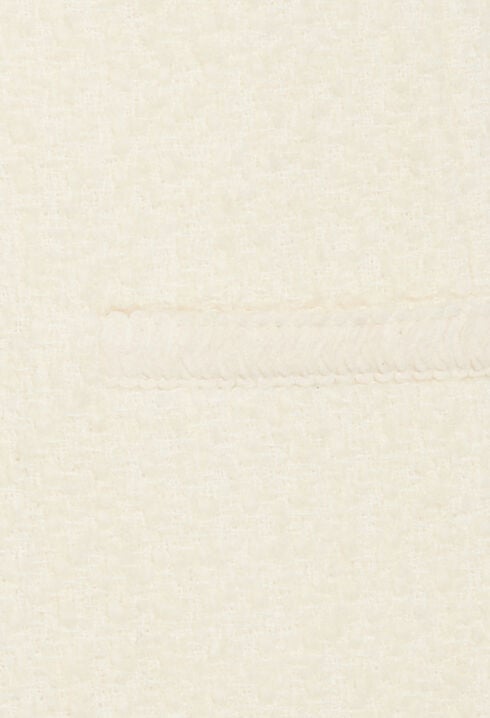 Ivory tweed short dress