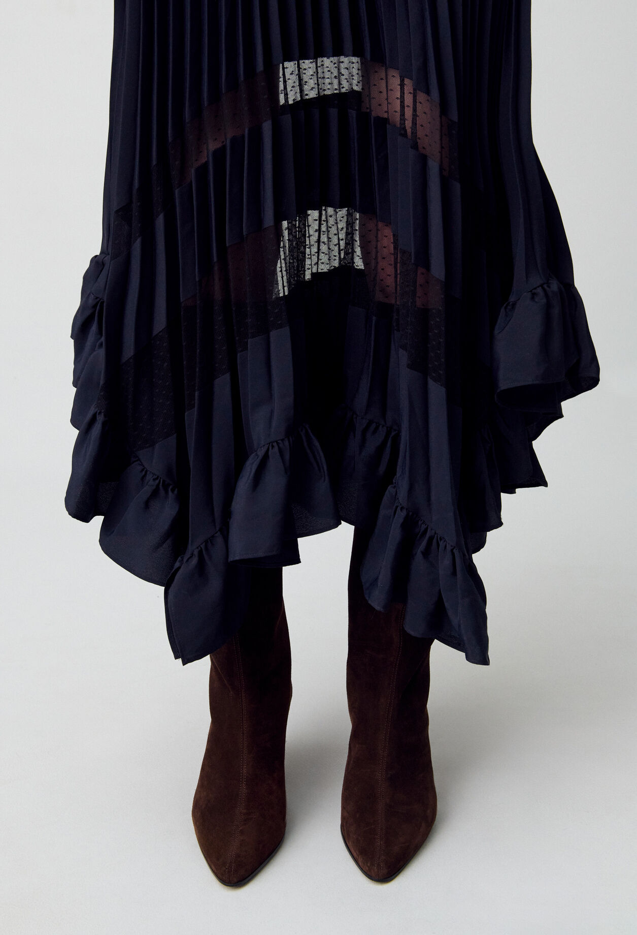 Midi pleated skirt Midi pleated skirt