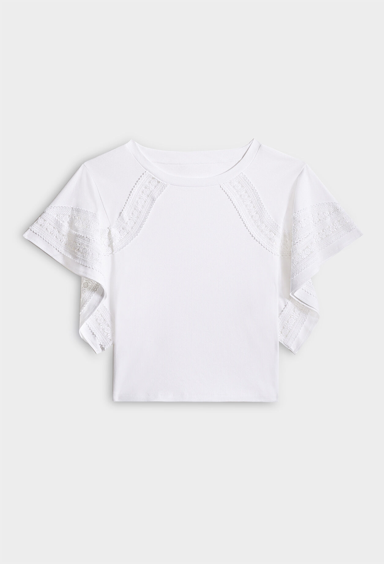 Cropped organic cotton T-shirt Cropped organic cotton T-shirt