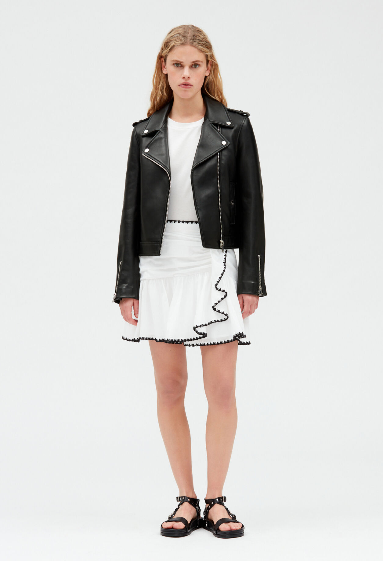 Black leather jacket Black leather jacket