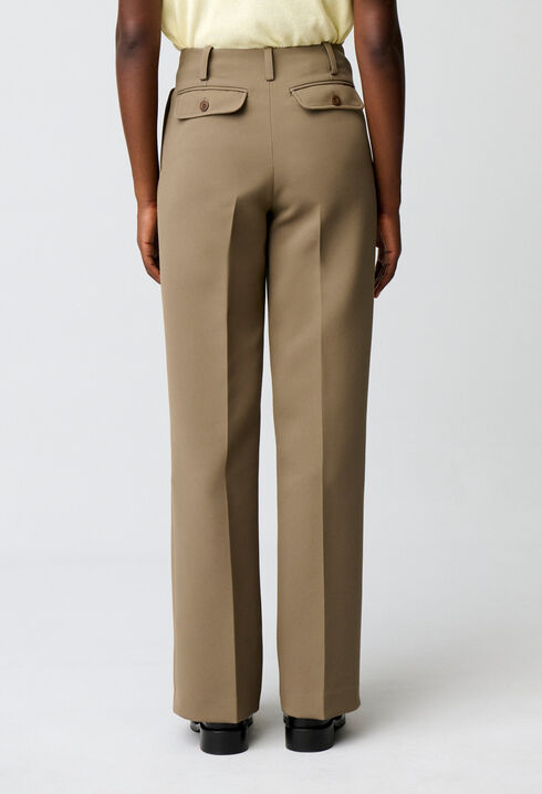 Straight-leg trousers