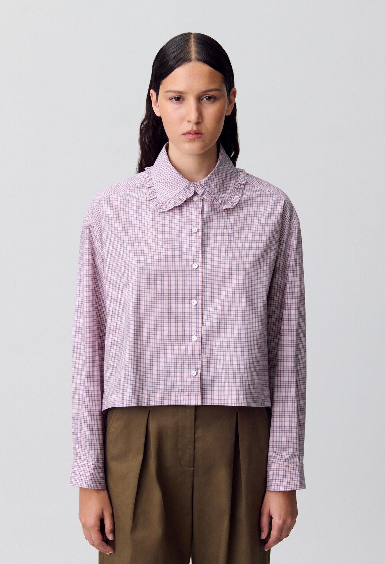 Checked Poplin Shirt Checked Poplin Shirt