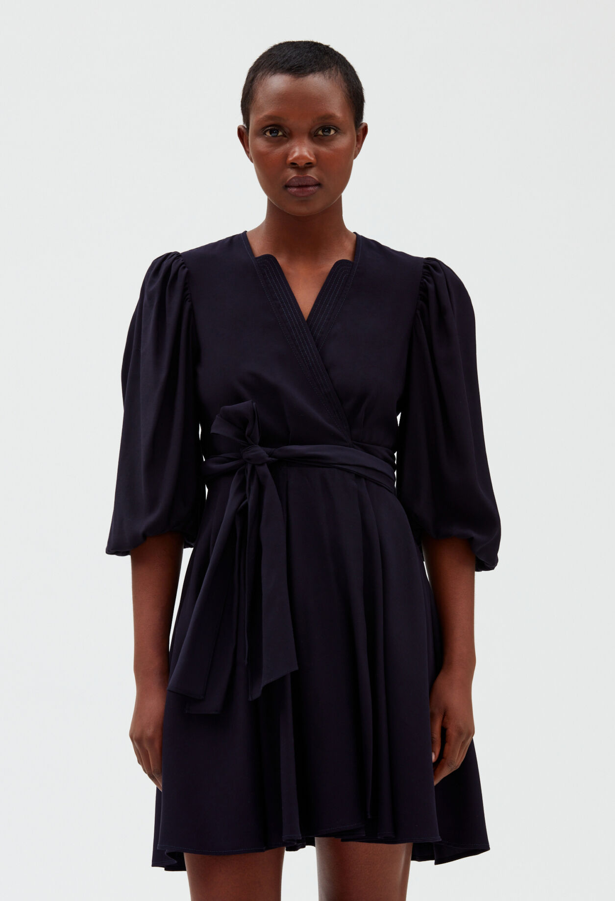 Navy wrap dress Navy wrap dress