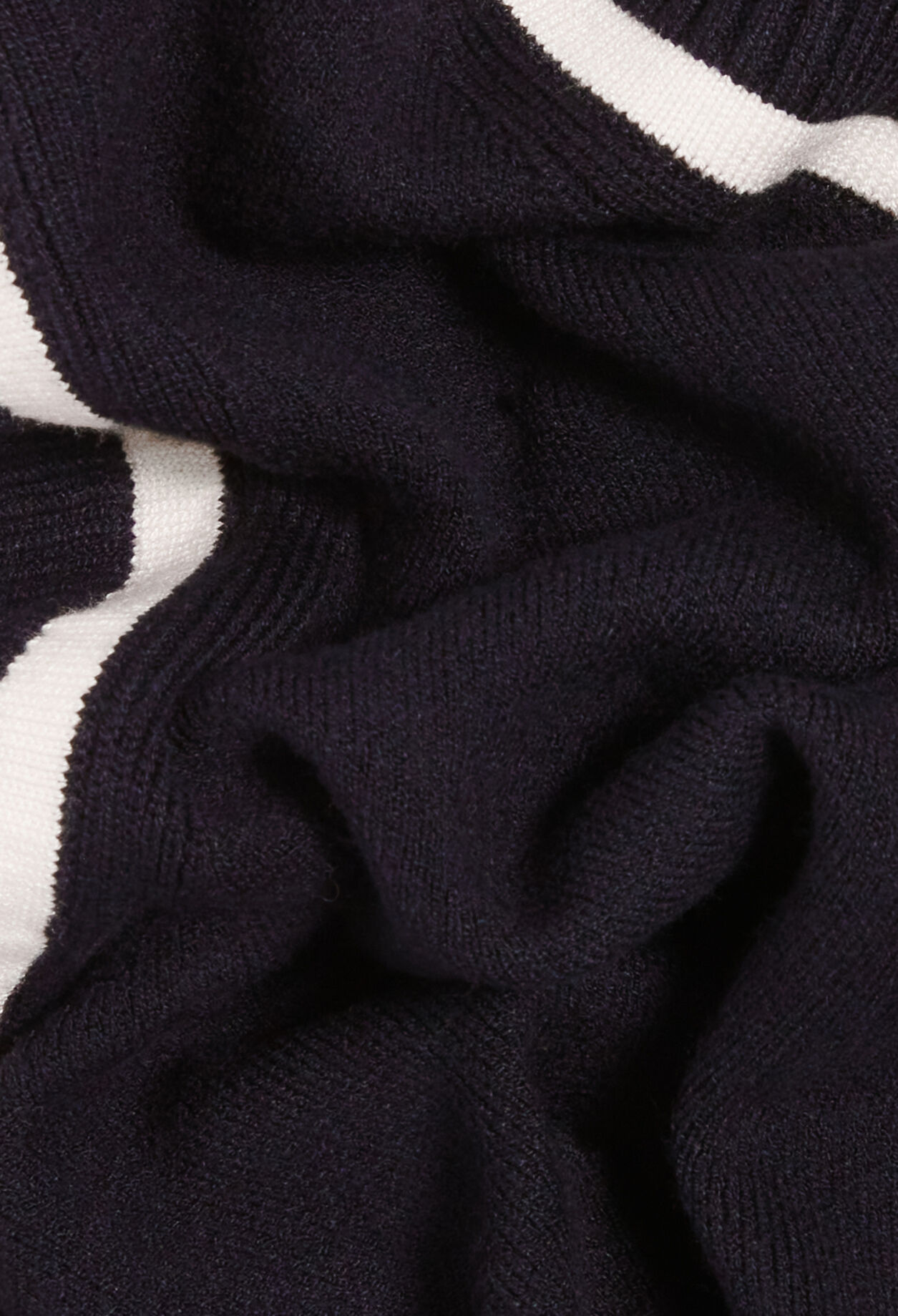 Striped knitted jumper