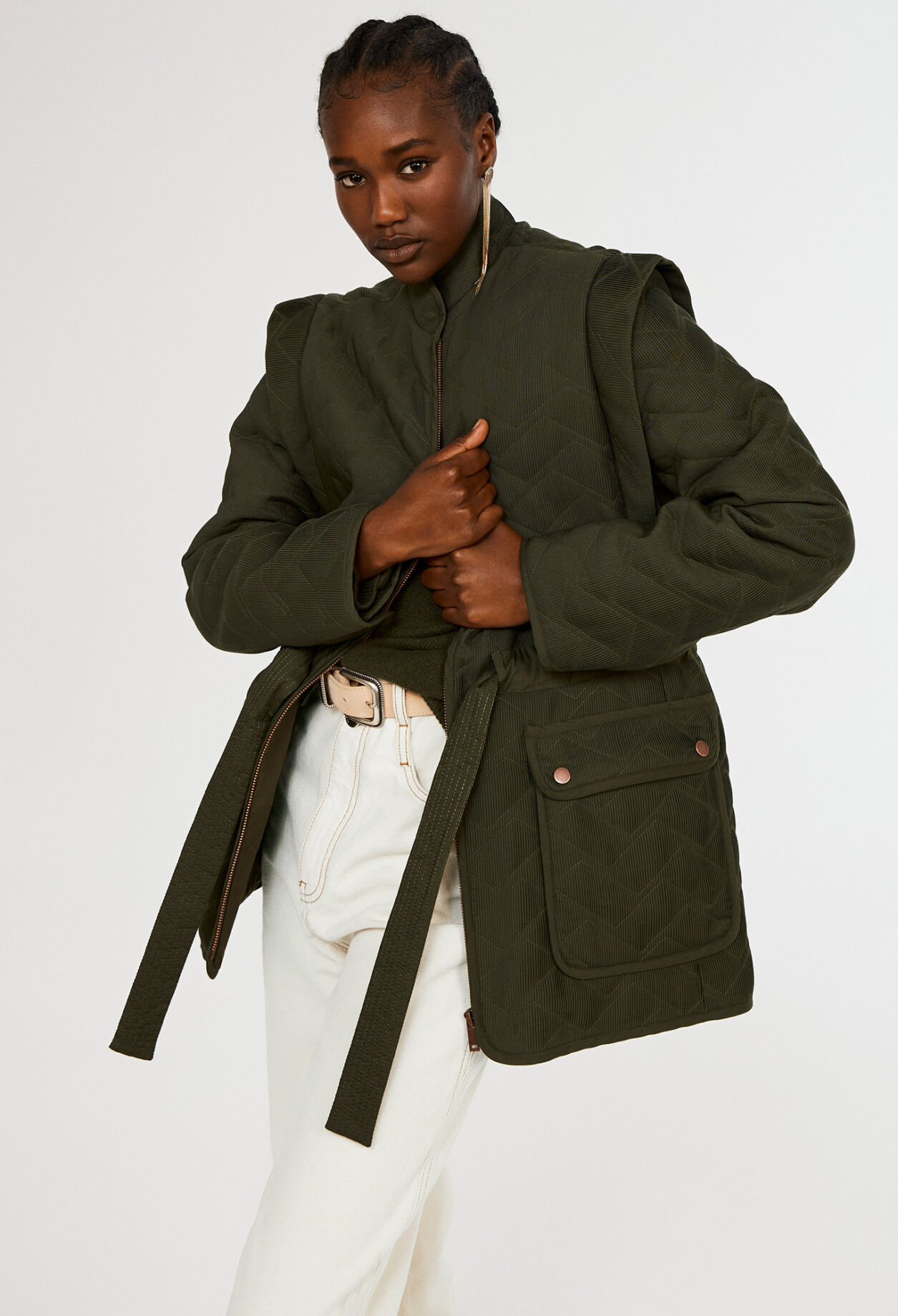 Recycled polyester quilted  jacket