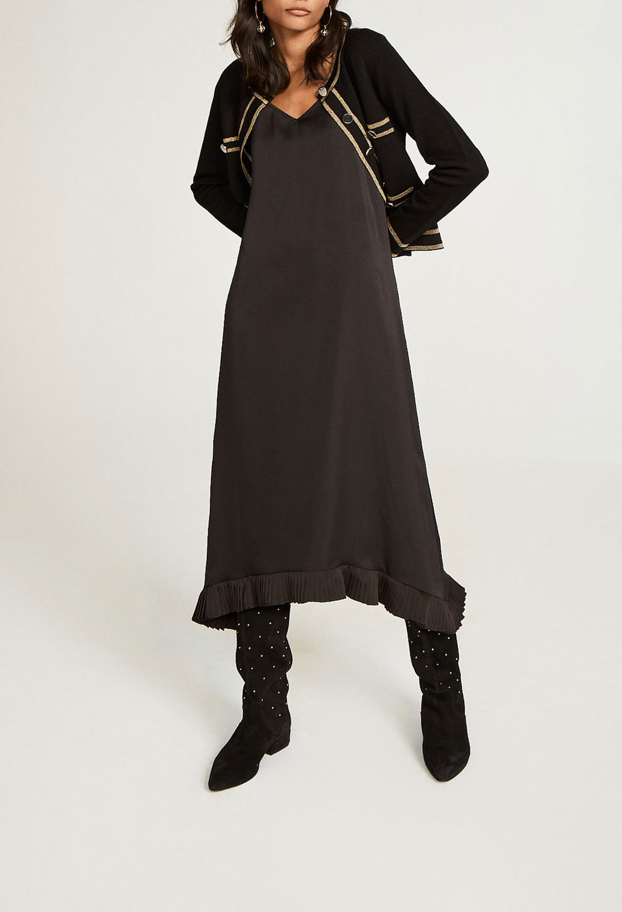 Black and gold cardigan