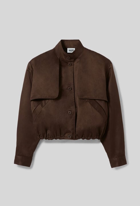 Satin blouson