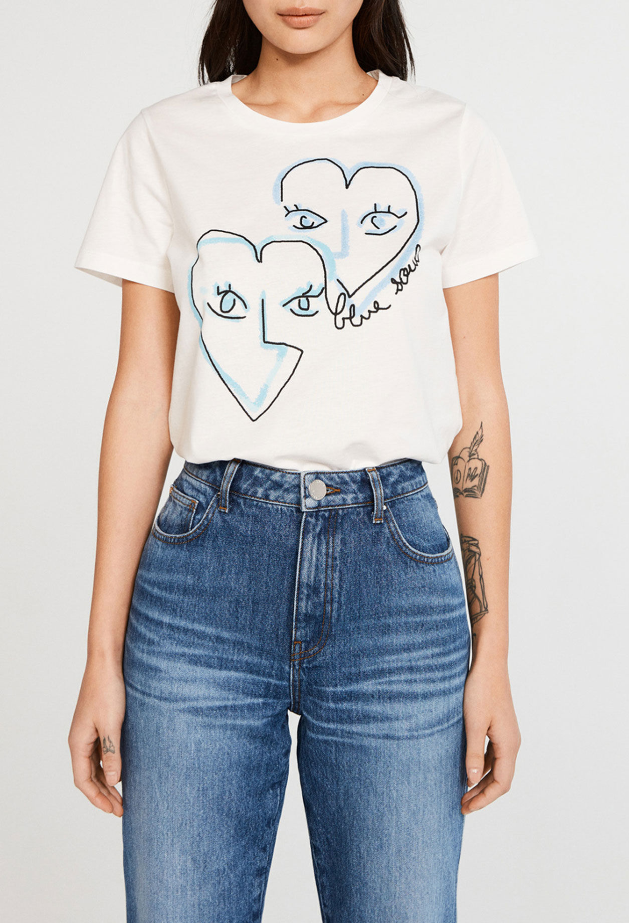 Organic cotton screen-printed T-shirt Organic cotton screen-printed T-shirt