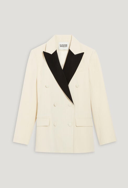Two-tone suit jacket