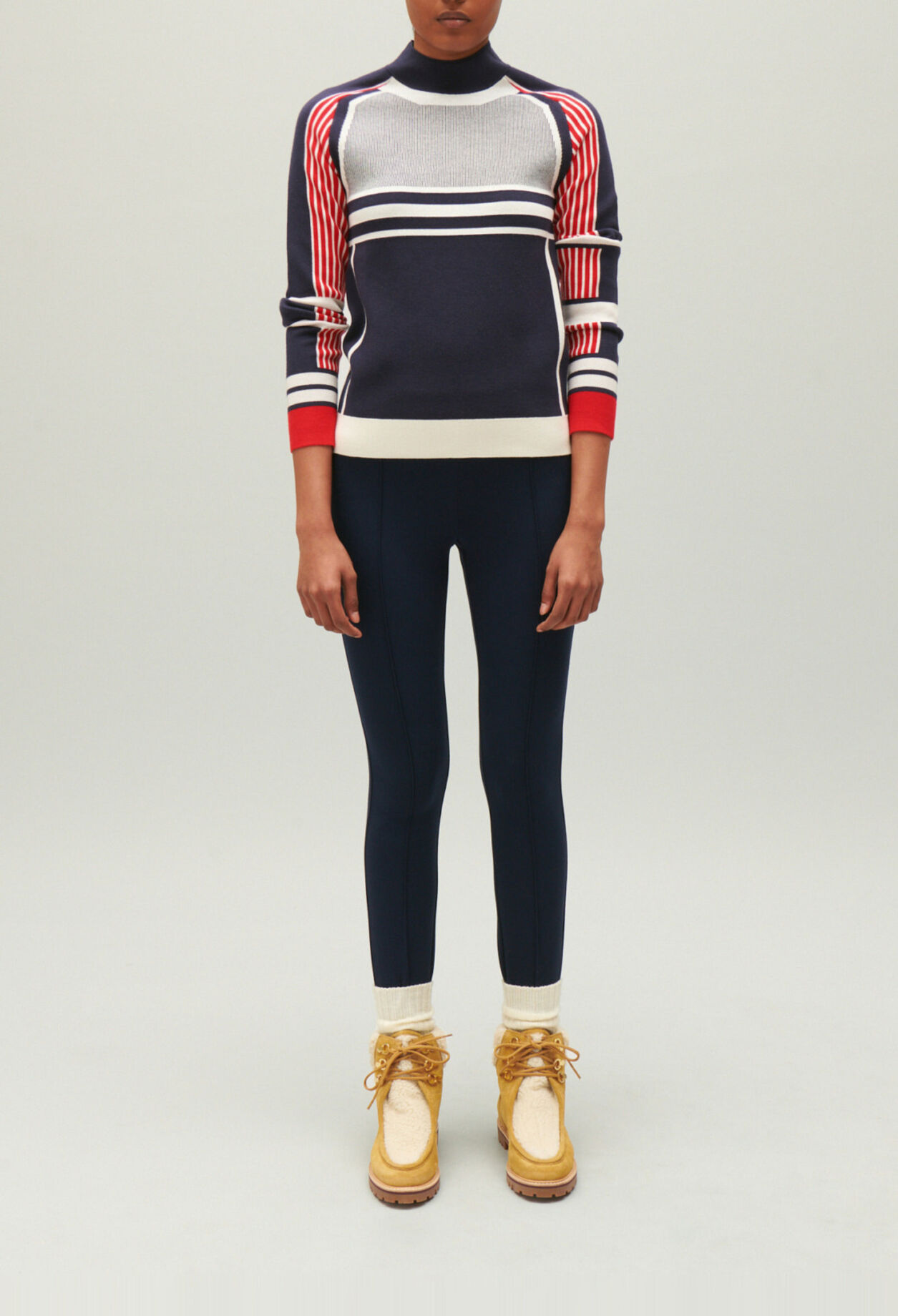 Jacquard knitted jumper