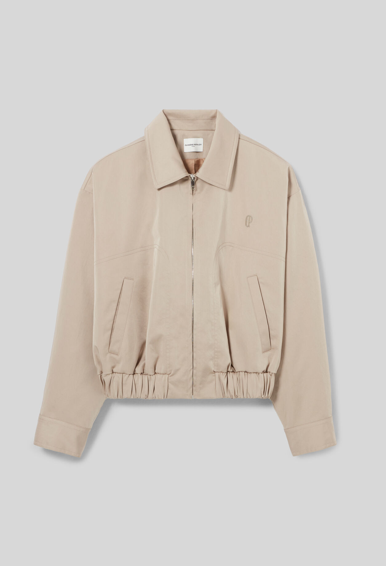 Oversized zip-up jacket