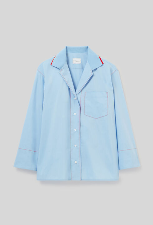Oversized contrast shirt