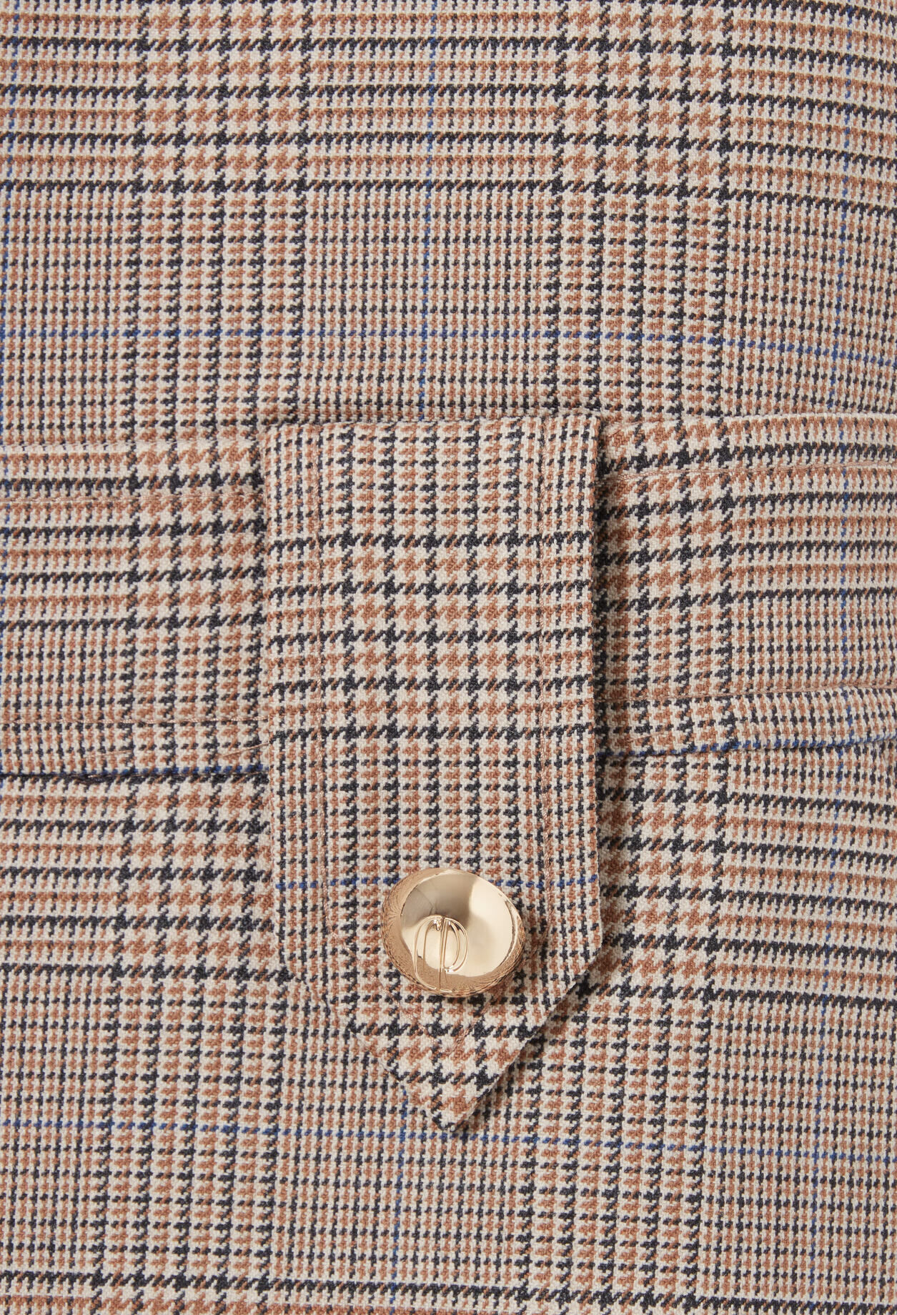 Checked dungaree playsuit Checked dungaree playsuit