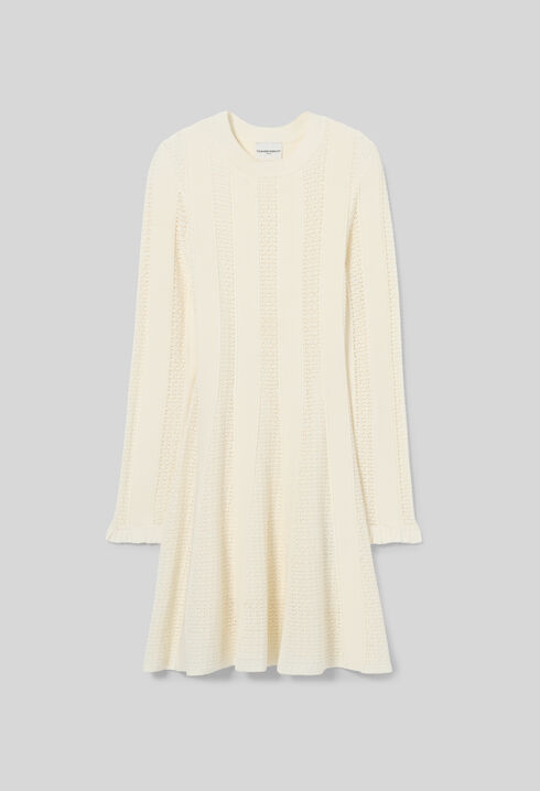 Short knitted skater dress