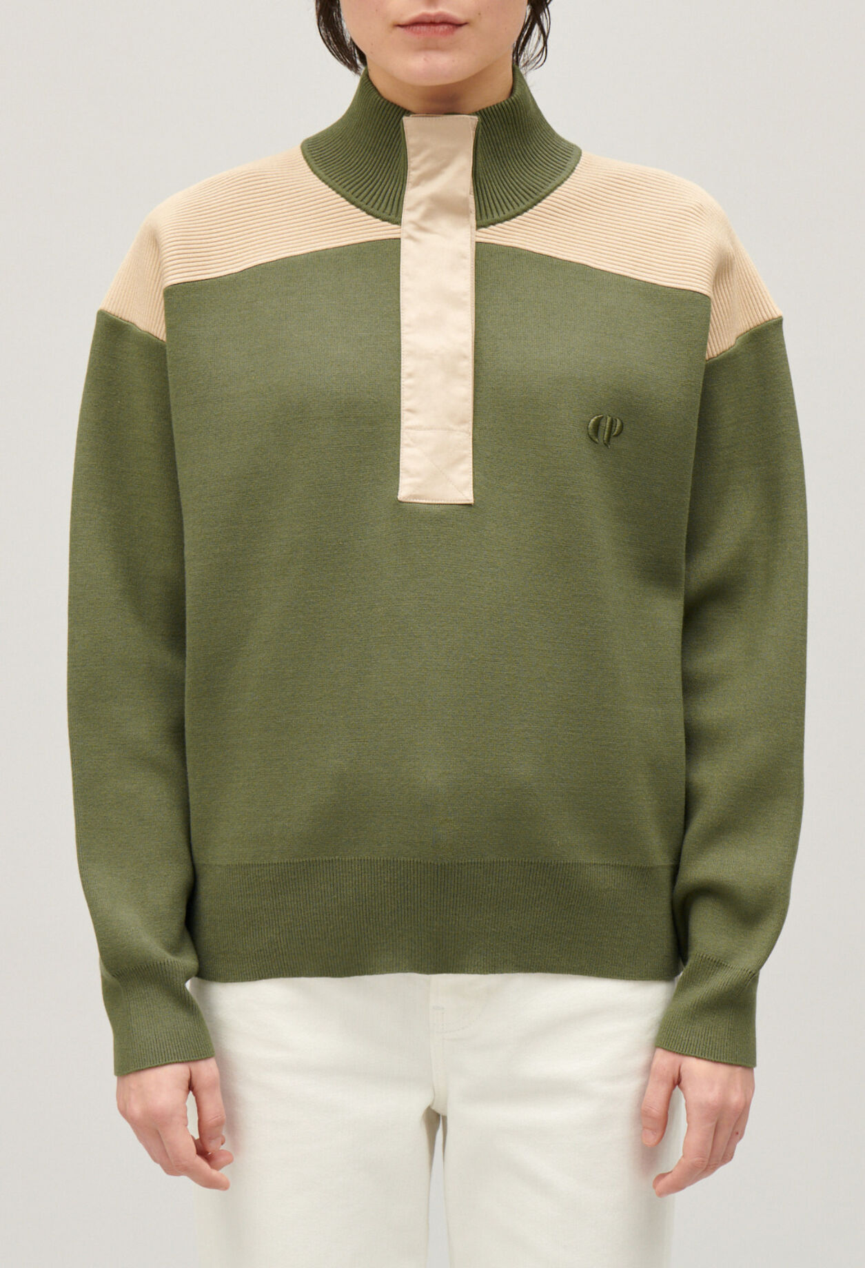 Half-zip sweatshirt
