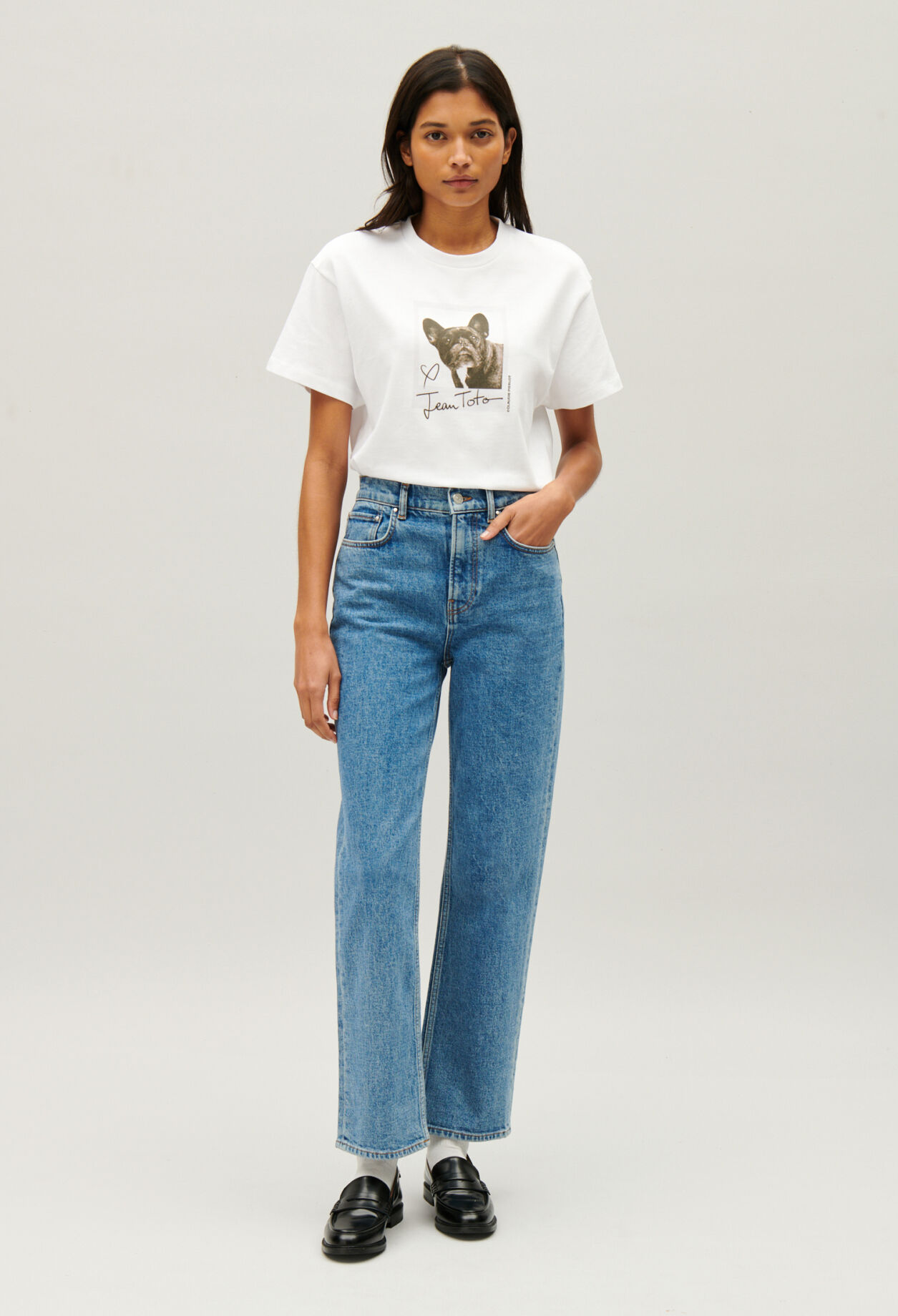 Jean Toto print T-shirt