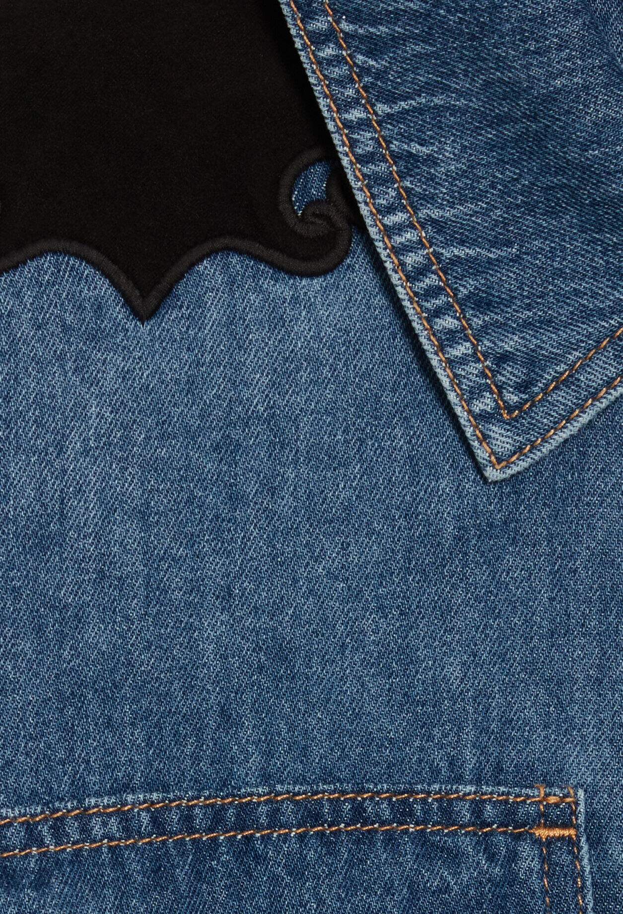 Mid blue denim shirt Mid blue denim shirt