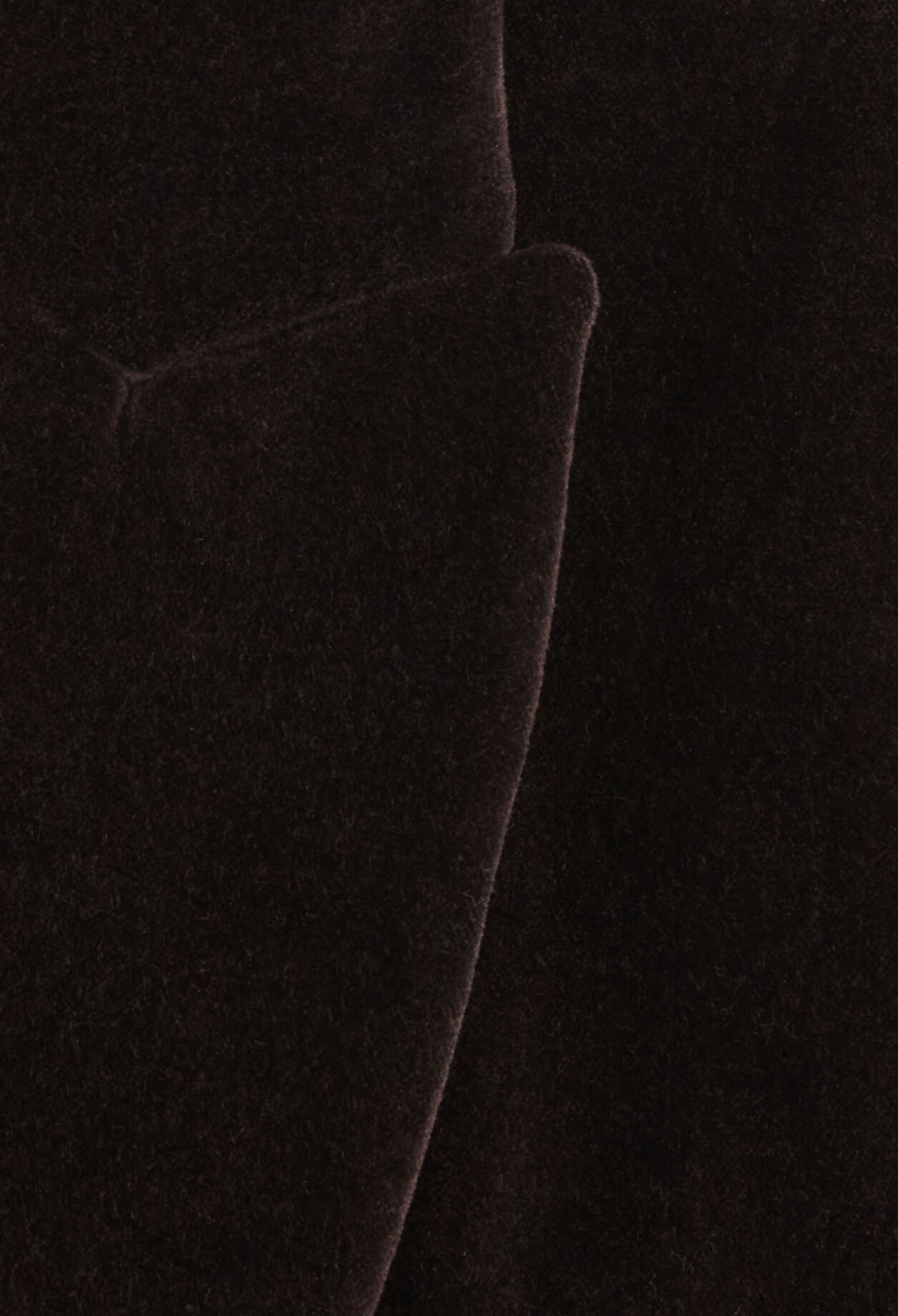 Chocolate velvet suit jacket