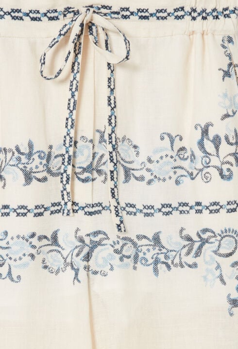 Flowy linen trousers