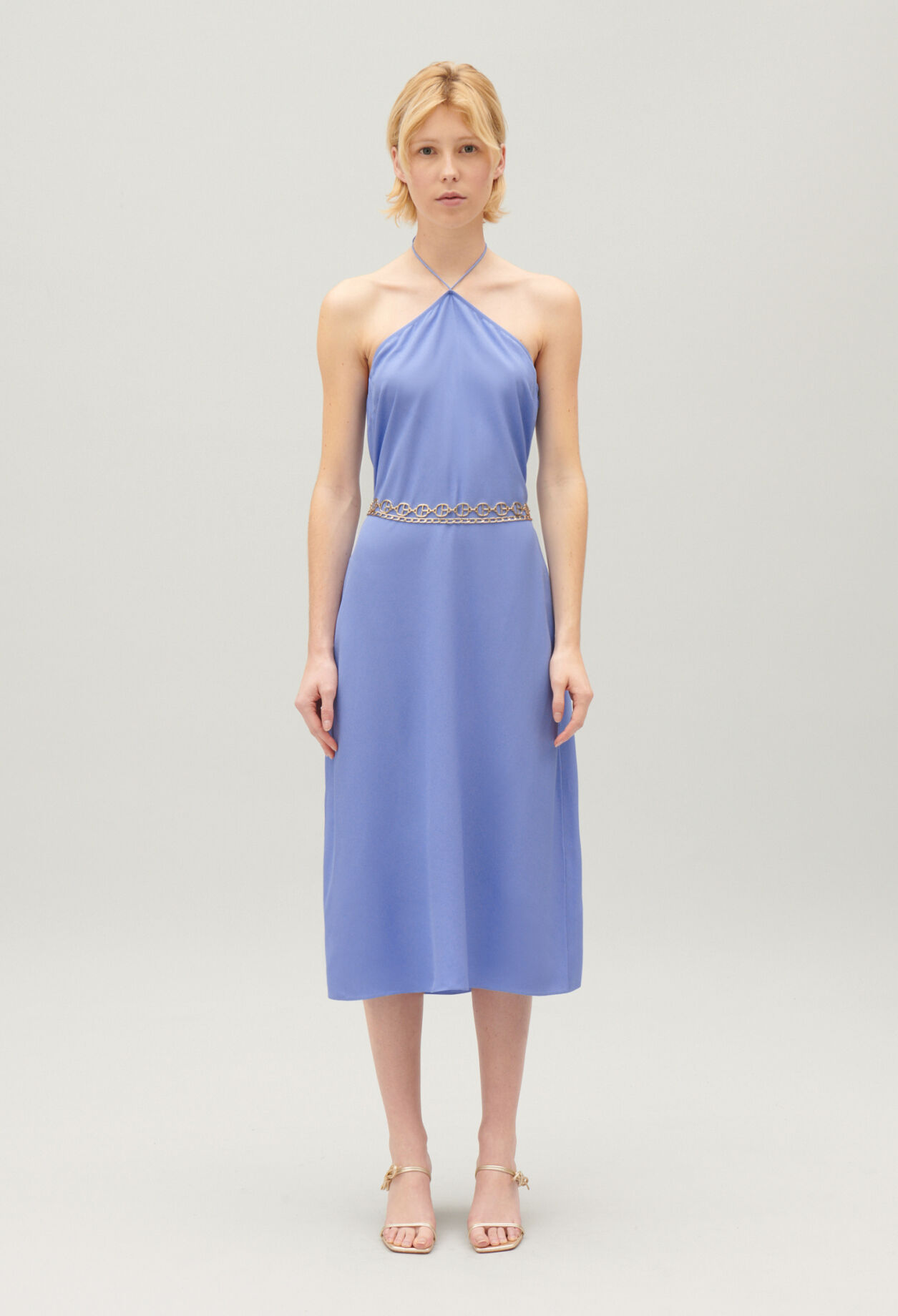 Short backless dress