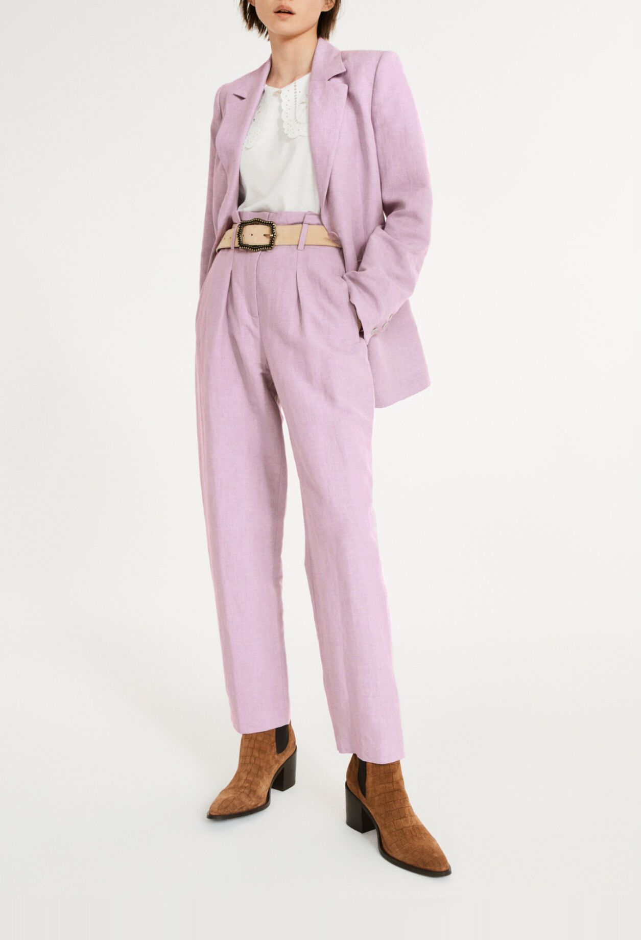 Lilac trousers Lilac trousers