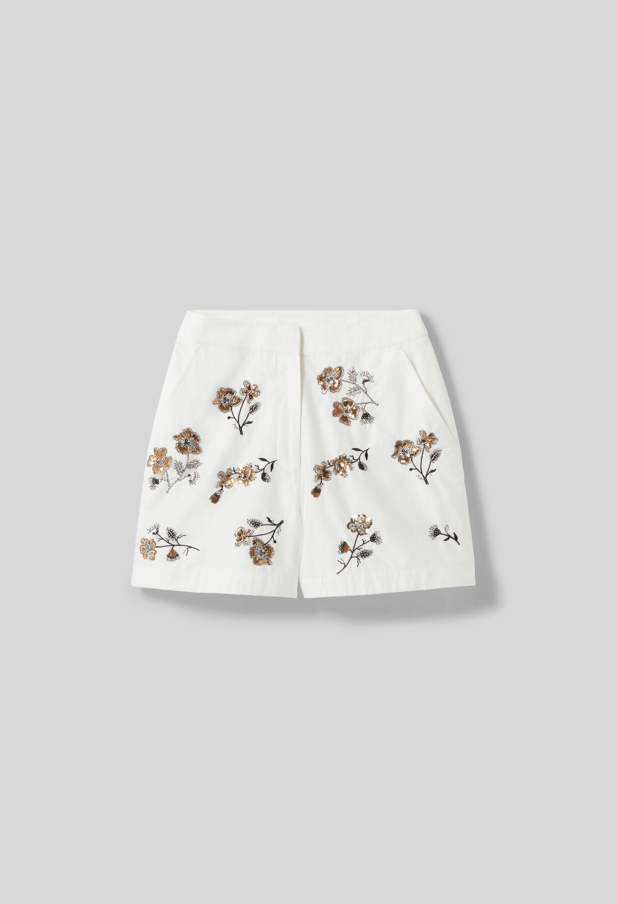 Floral short shorts