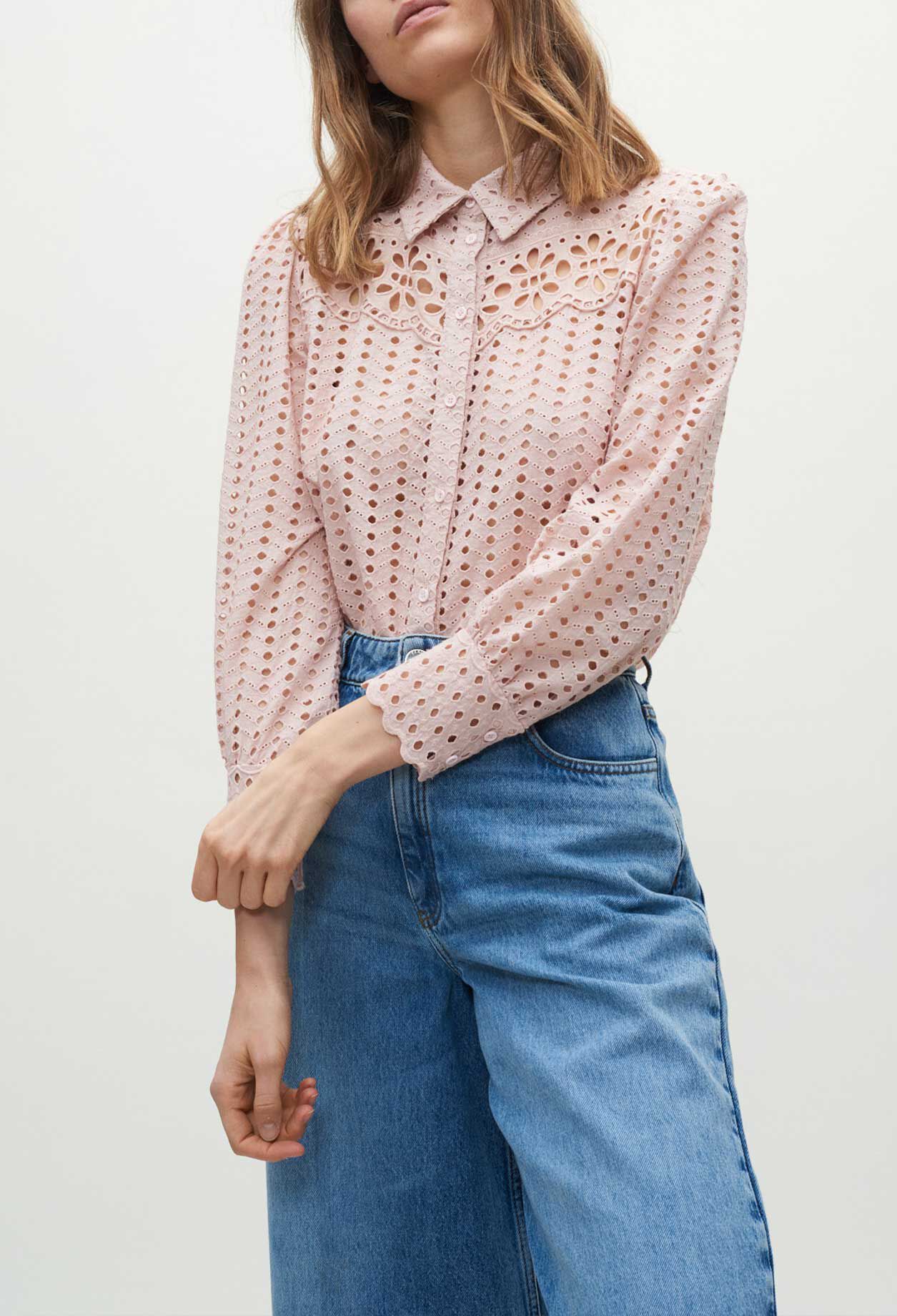 Broderie anglaise shirt