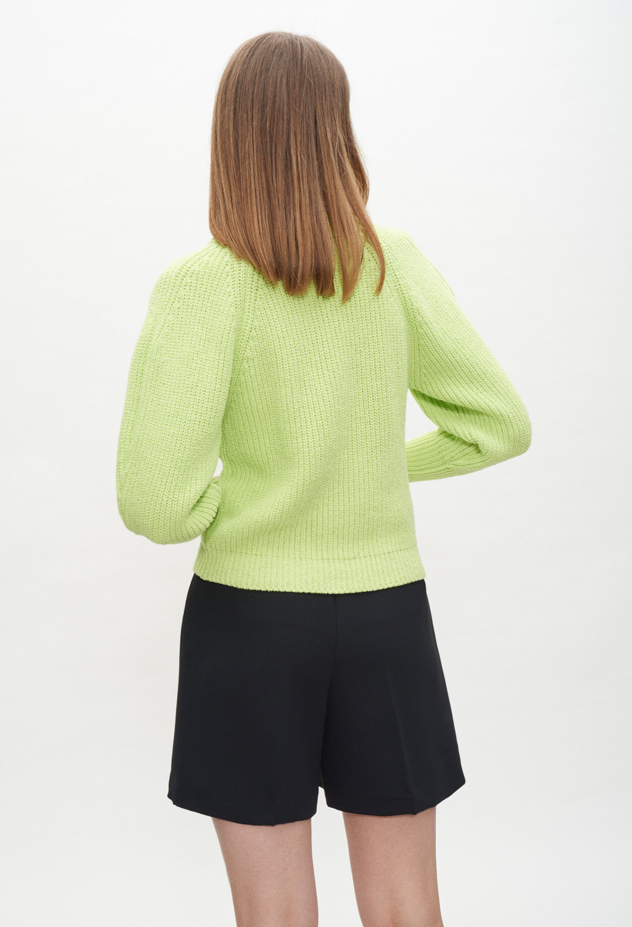 Balloon sleeve jumper