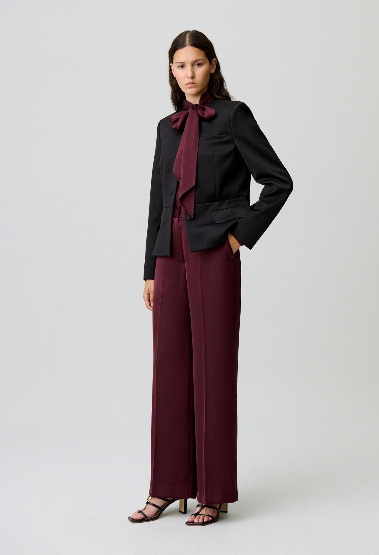 Flowy satin trousers Flowy satin trousers
