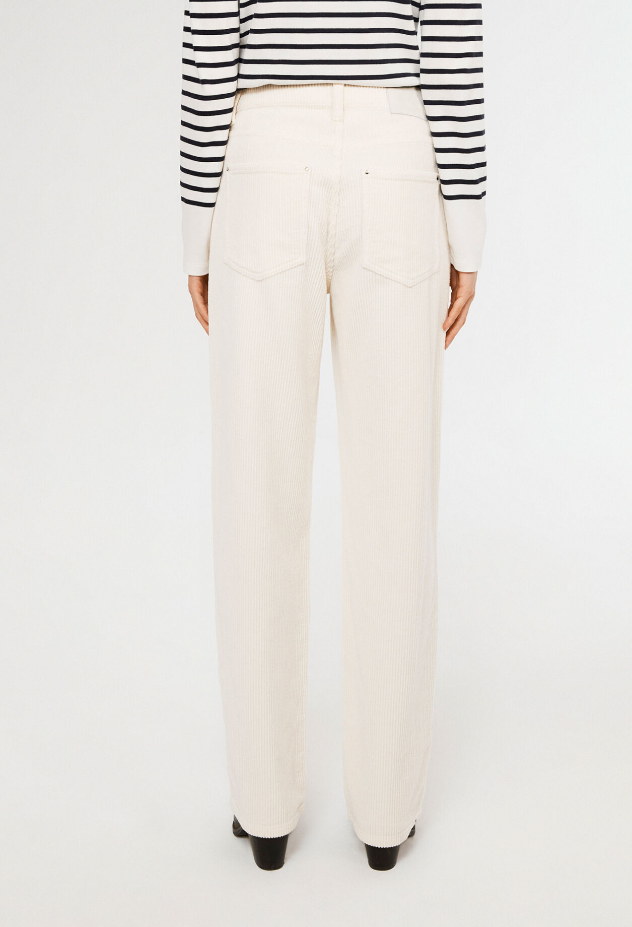 Organic cotton boyfriend trousers