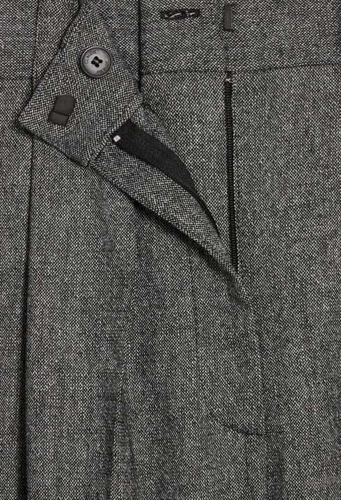 High-waisted trousers