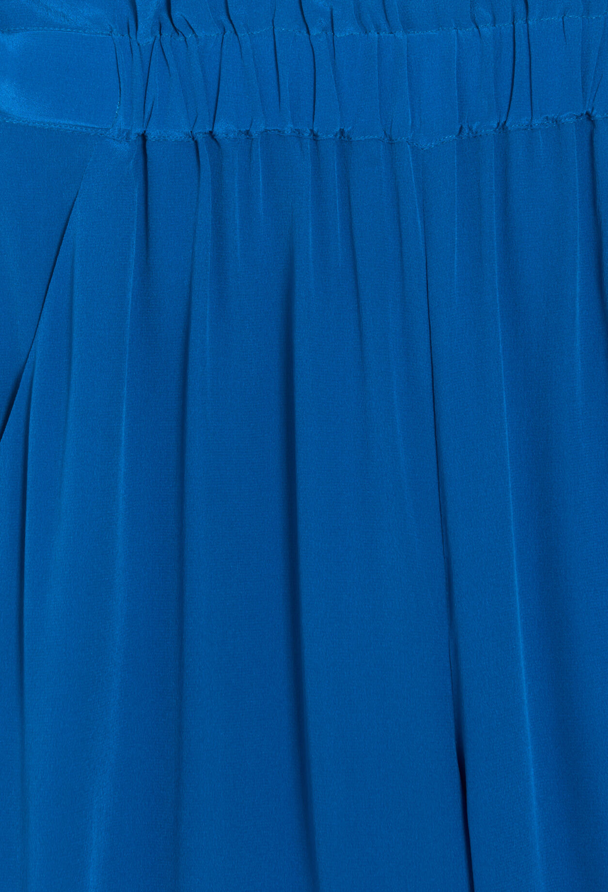 Blue silk trousers Blue silk trousers