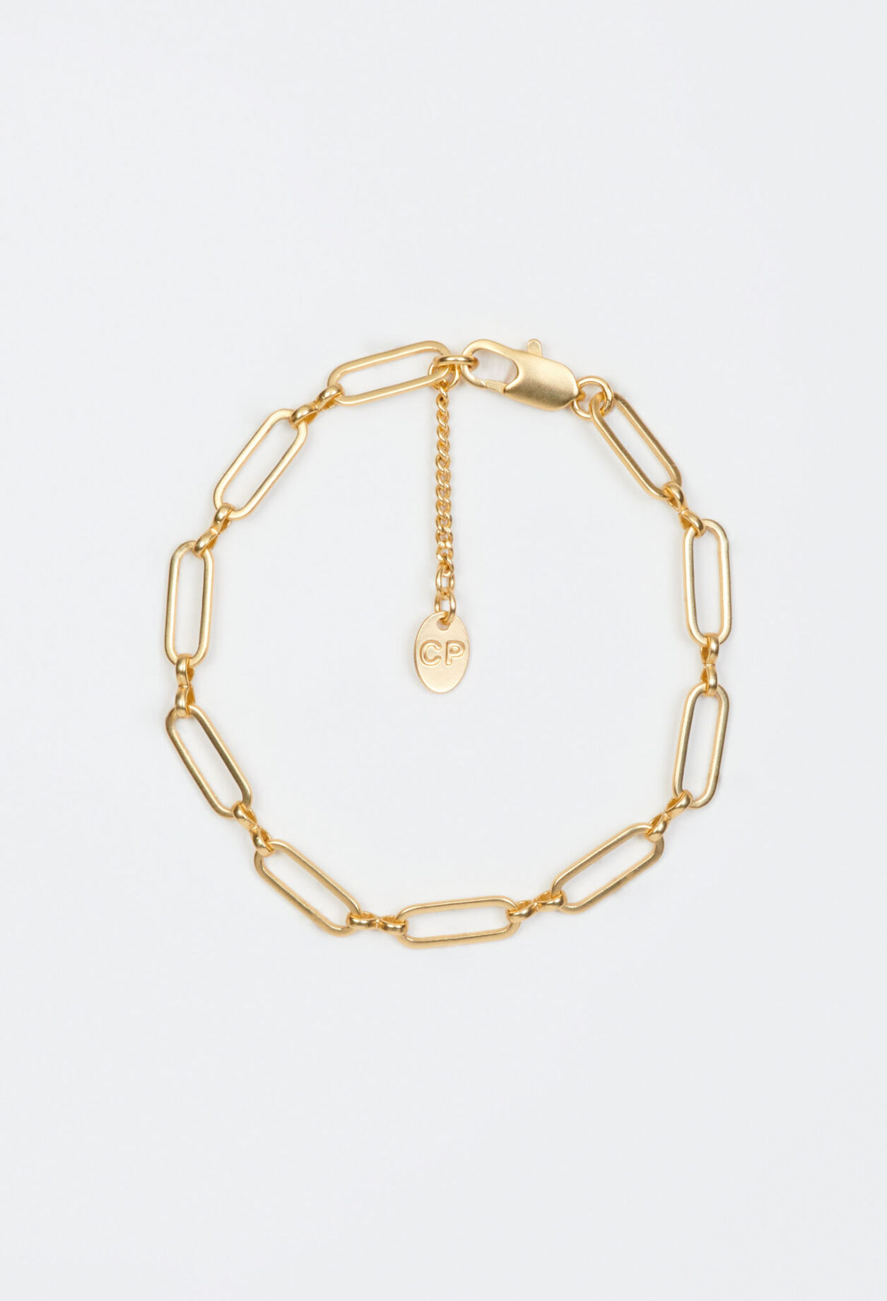 Gold link bracelet