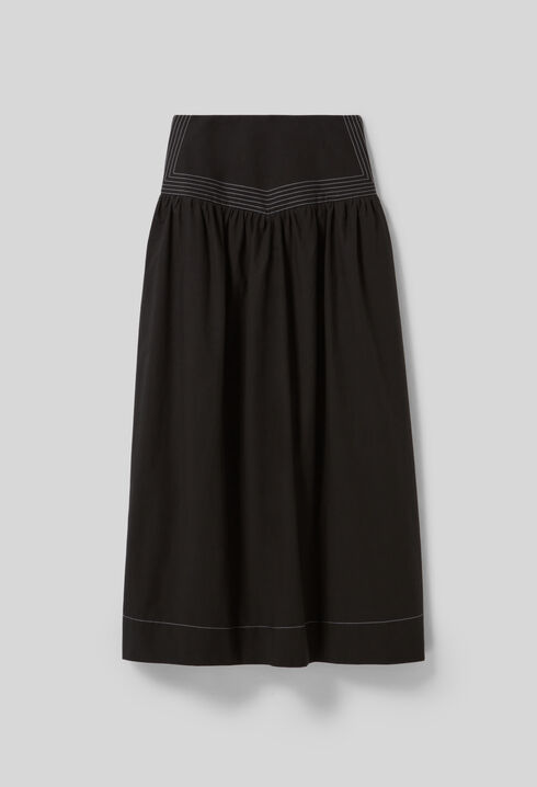 Long Basque Skirt