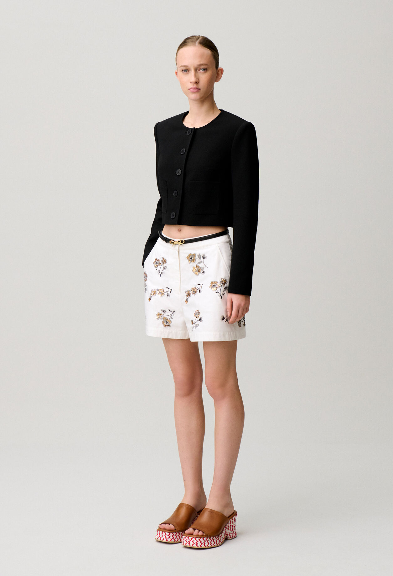 Round neck jacket
