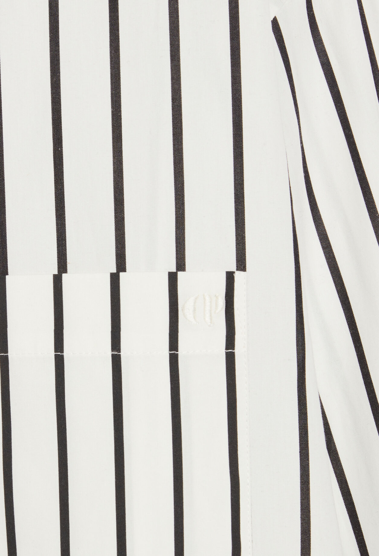 Oversized stripy shirt