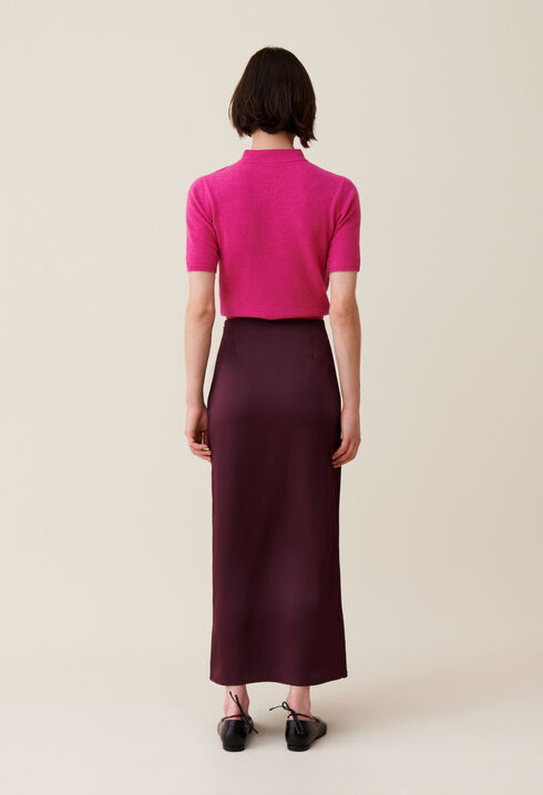 Flowy Pleated Maxi Skirt