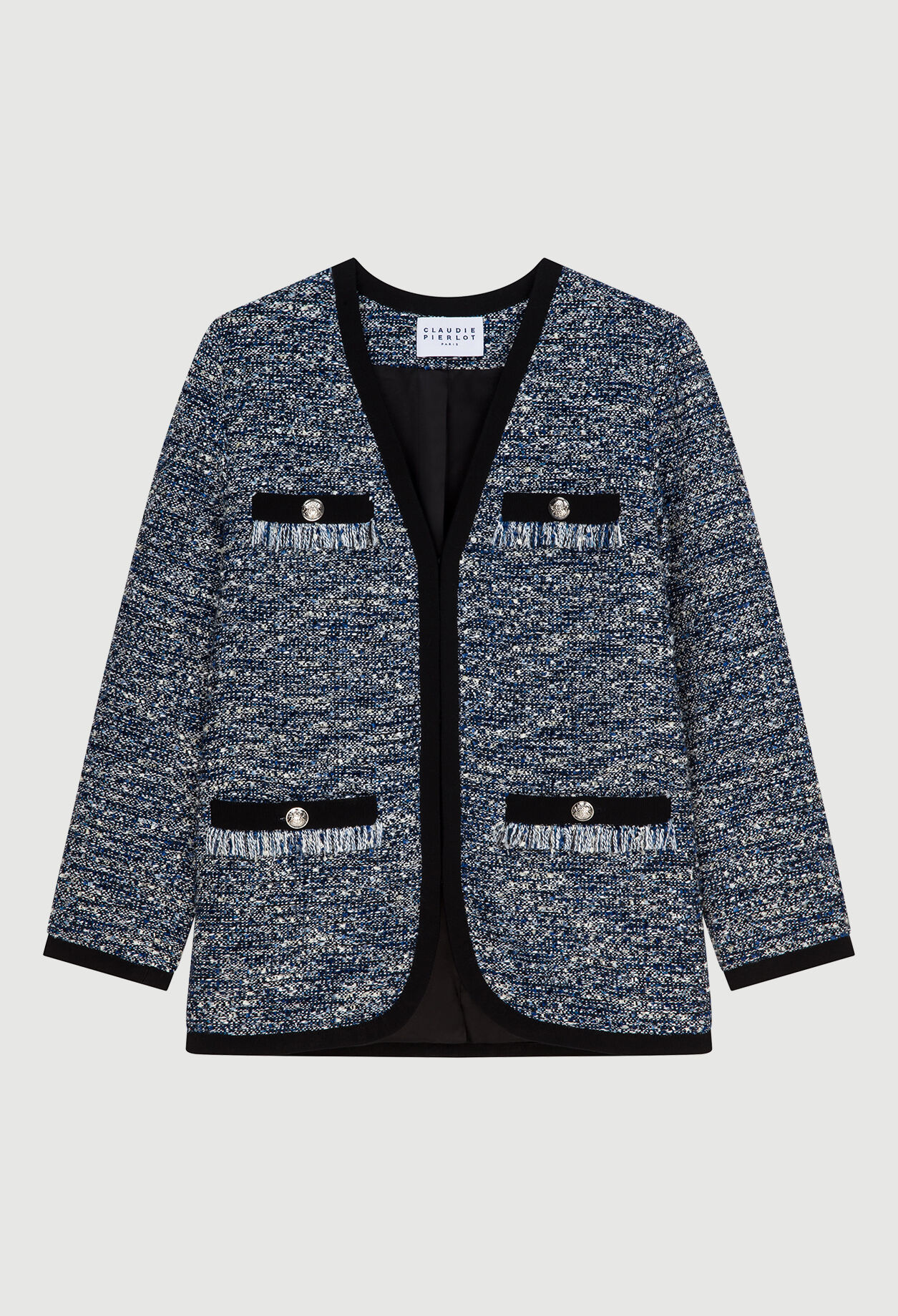 Tweed jacket with braids Tweed jacket with braids