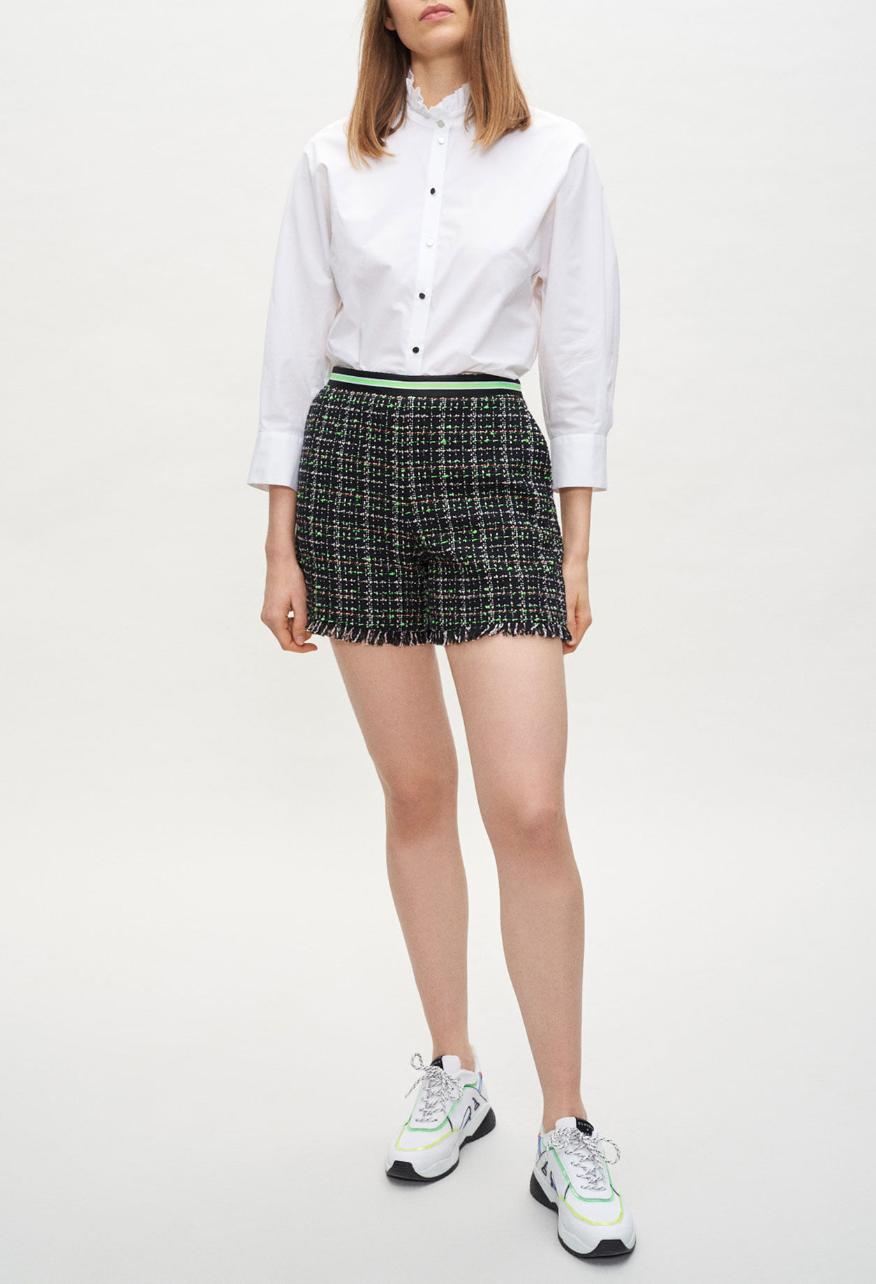 White pussy bow shirt White pussy bow shirt