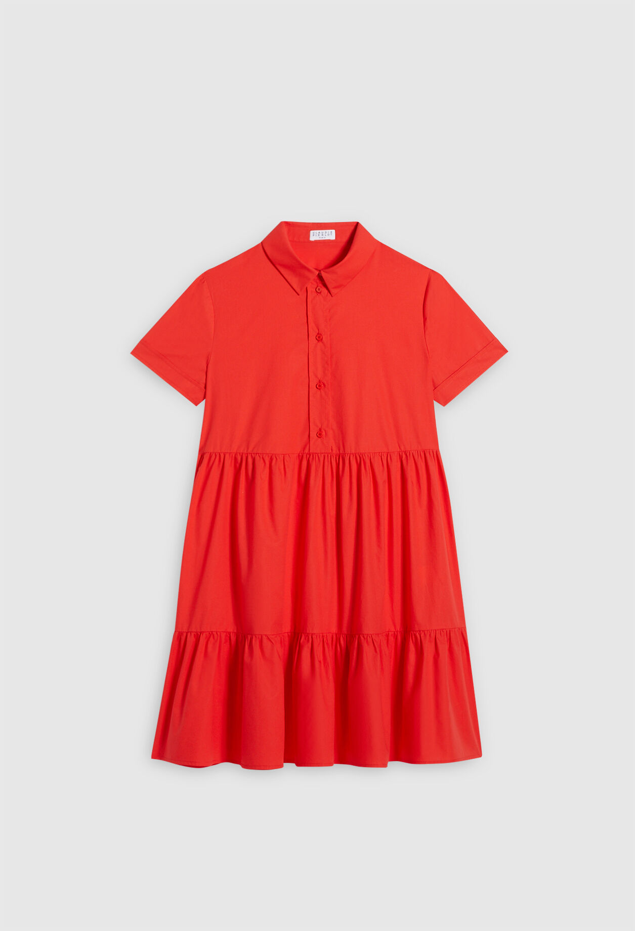 Sleeveless organic cotton flared dress Sleeveless organic cotton flared dress