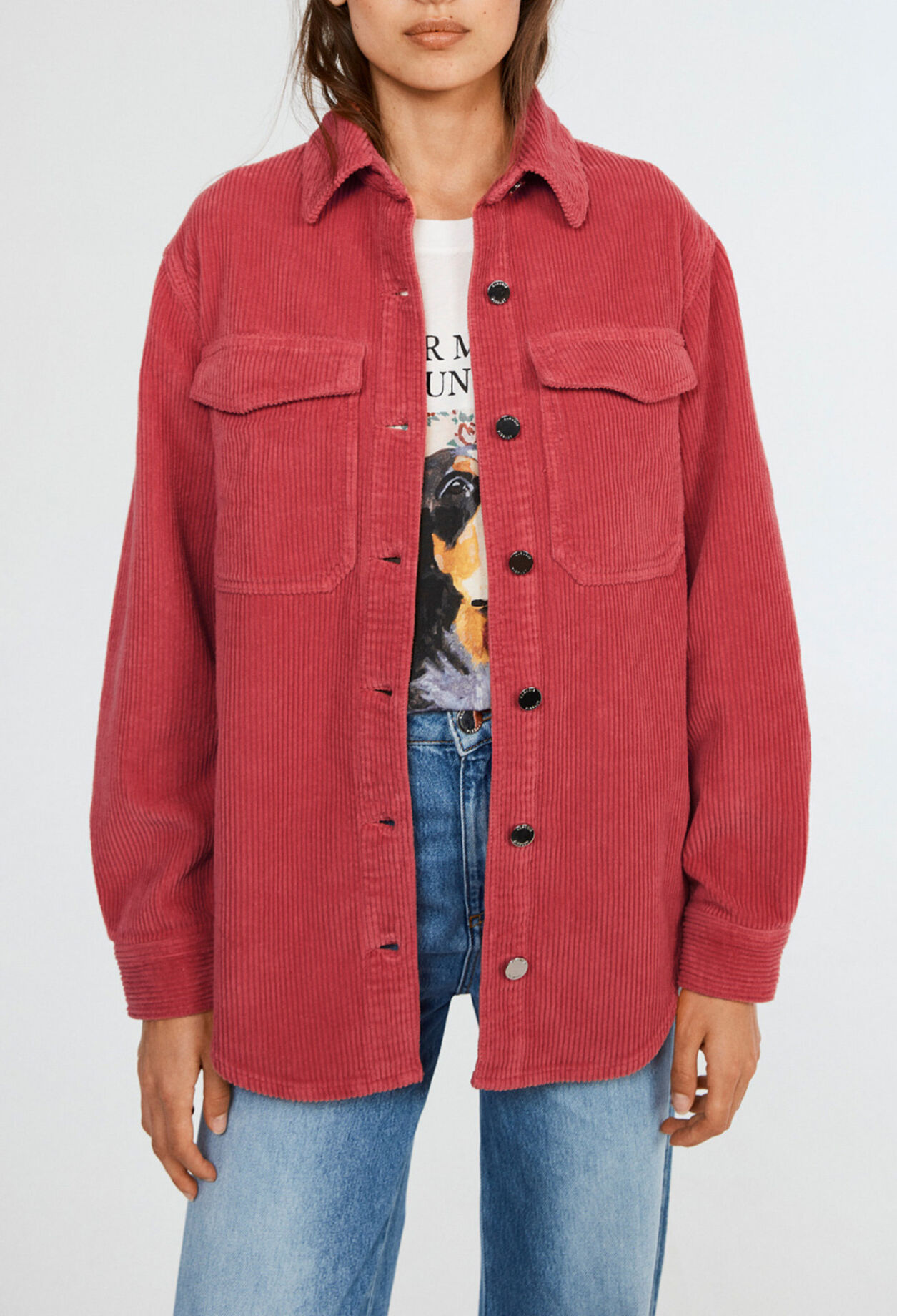 Corduroy overshirt