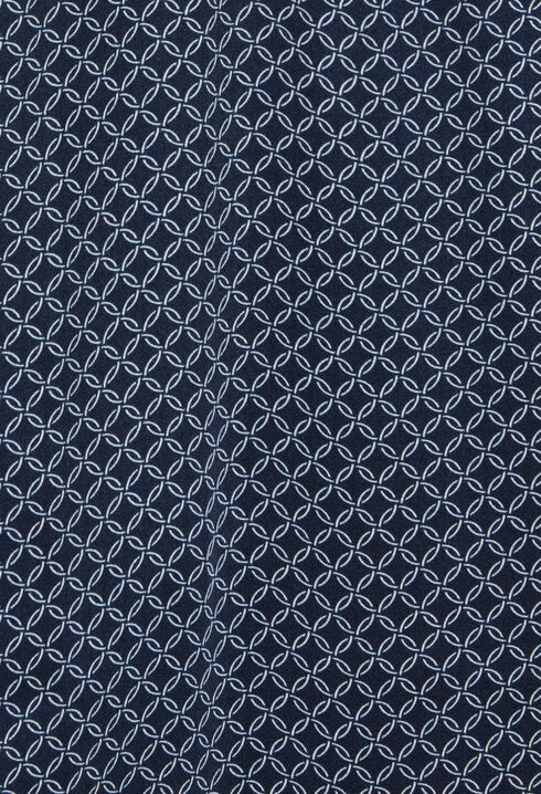 Printed satin blouse