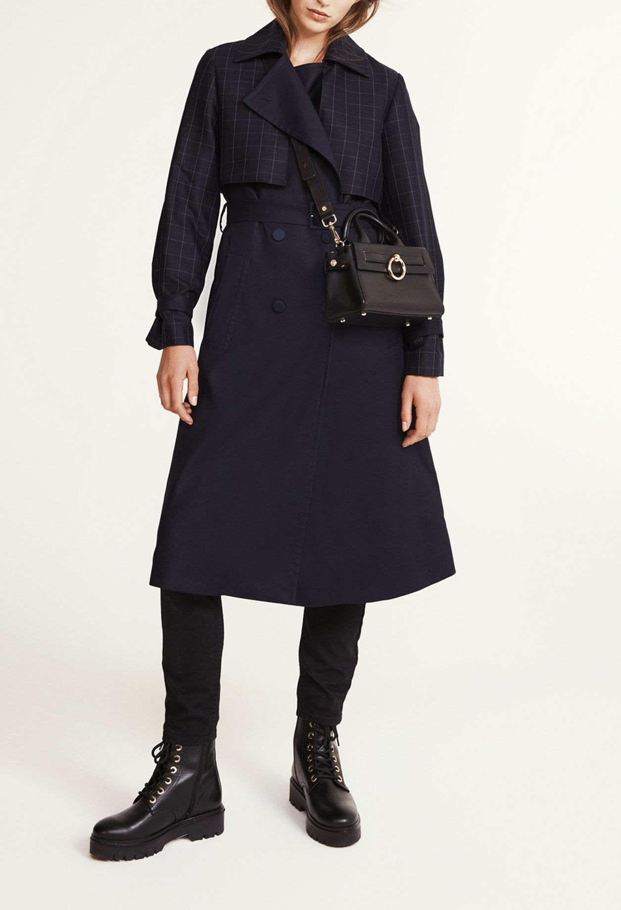 Belted trench Belted trench