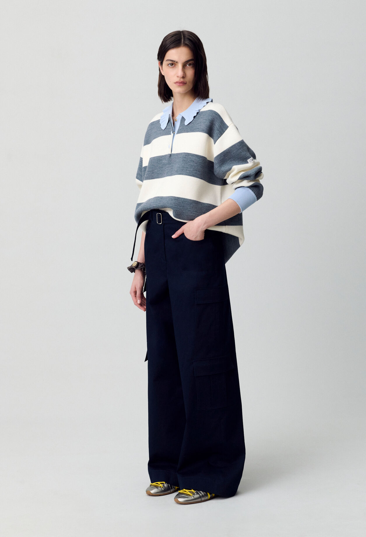 Striped Polo Jumper Striped Polo Jumper