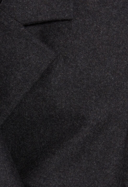 Flecked grey cropped suit jacket