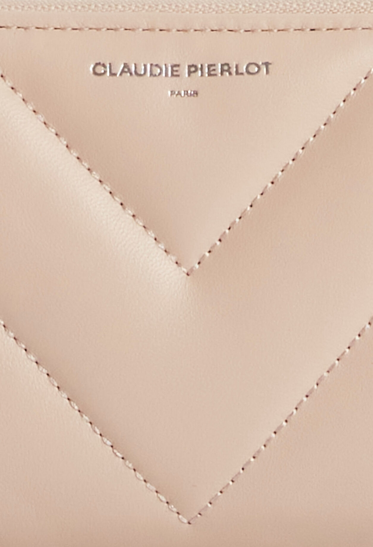 Quilted leather wallet