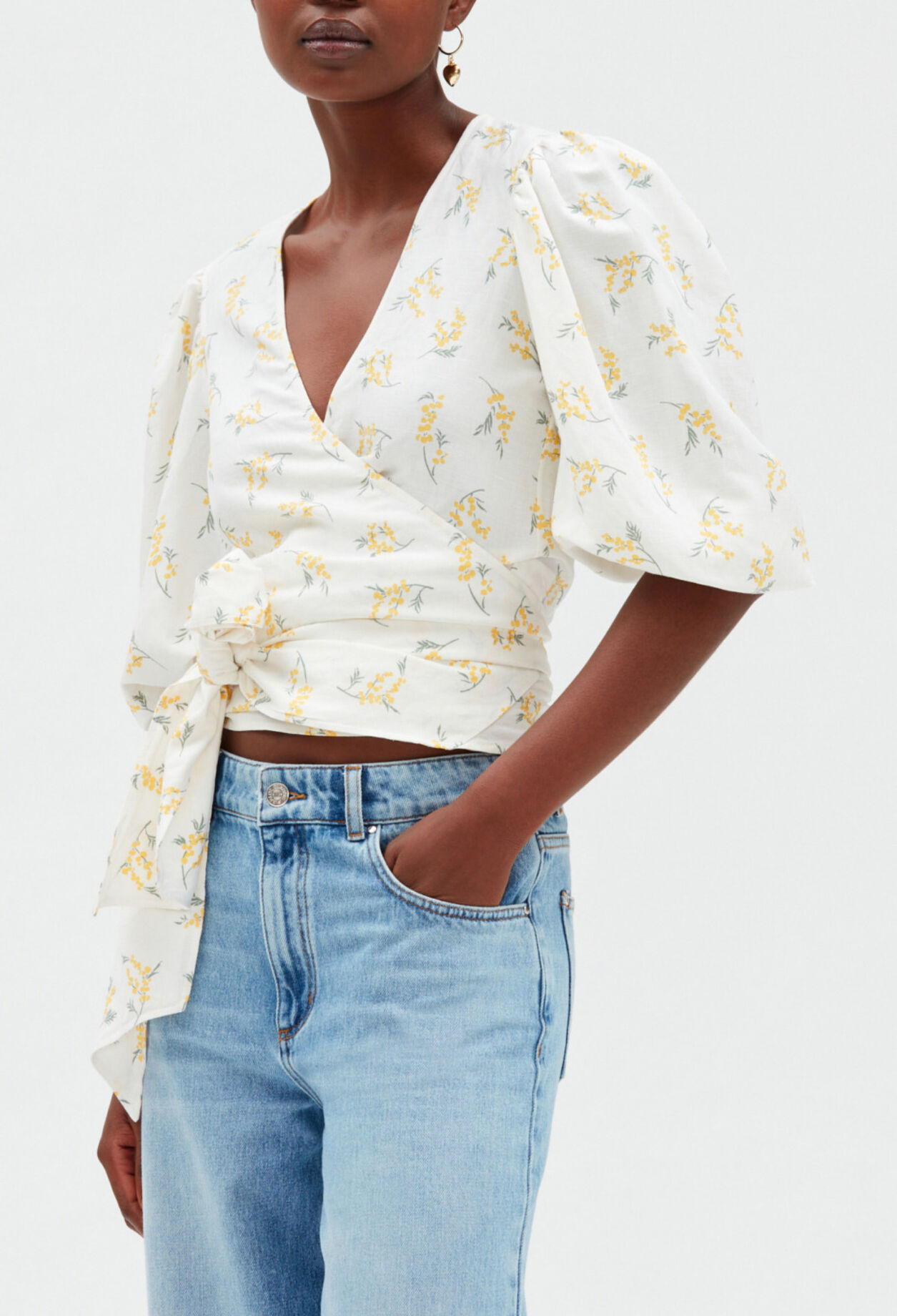 Short mimosa blouse