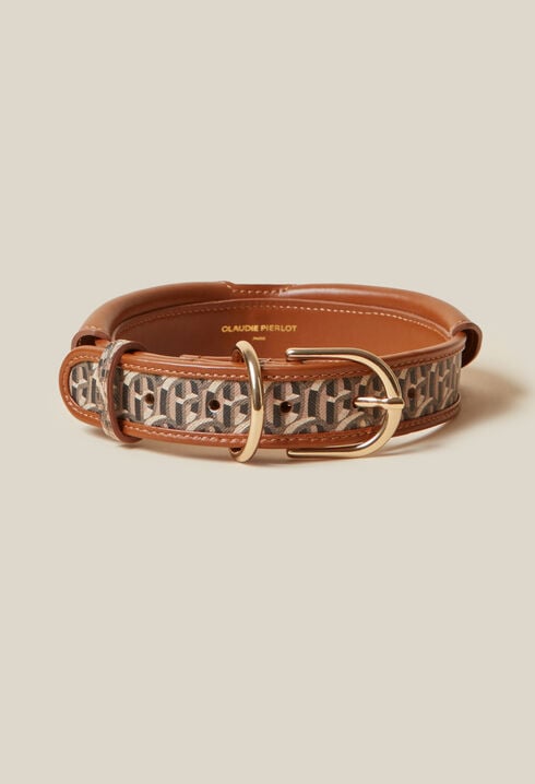 Monogrammed CP dog collar