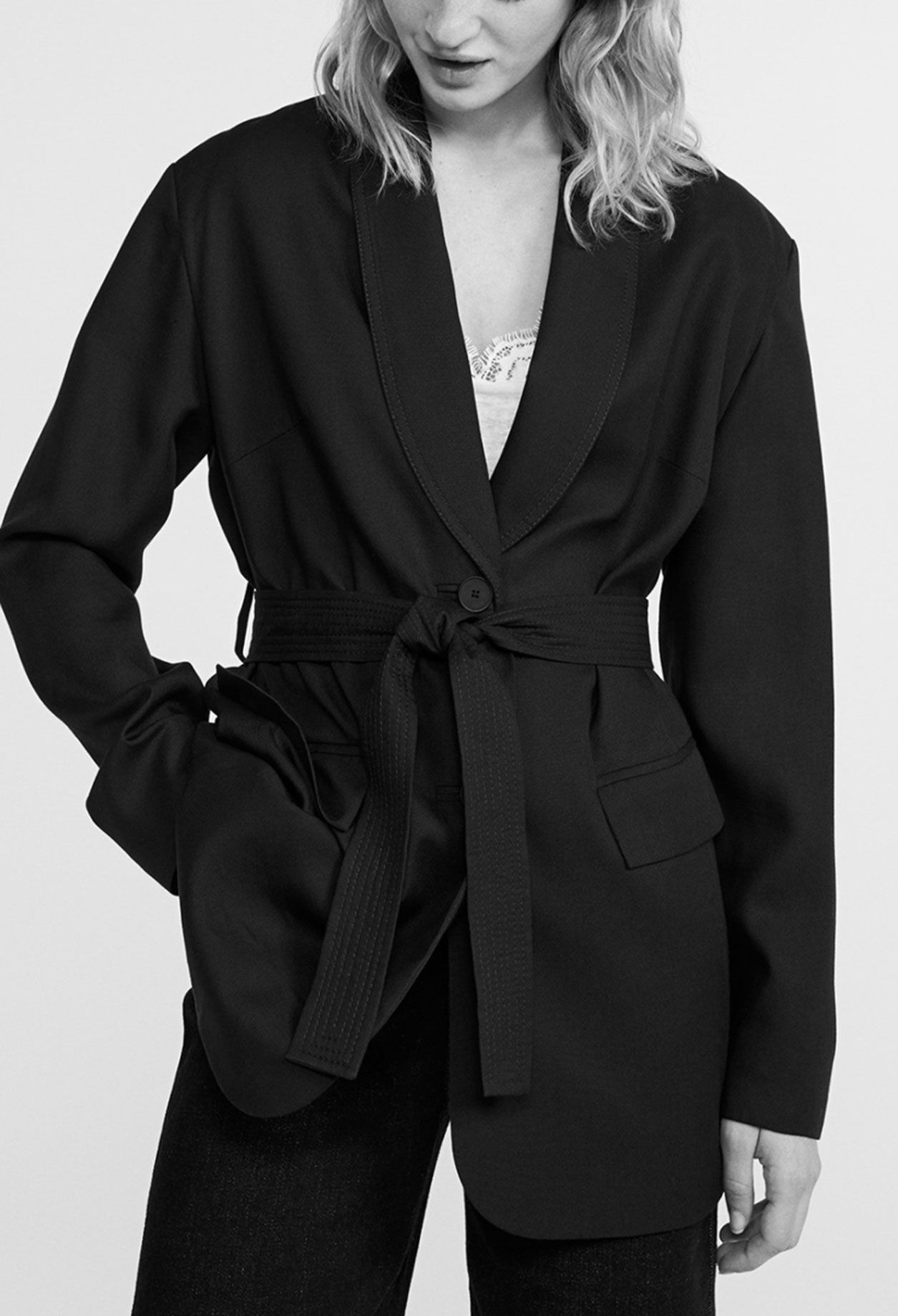 Belted jacket Belted jacket