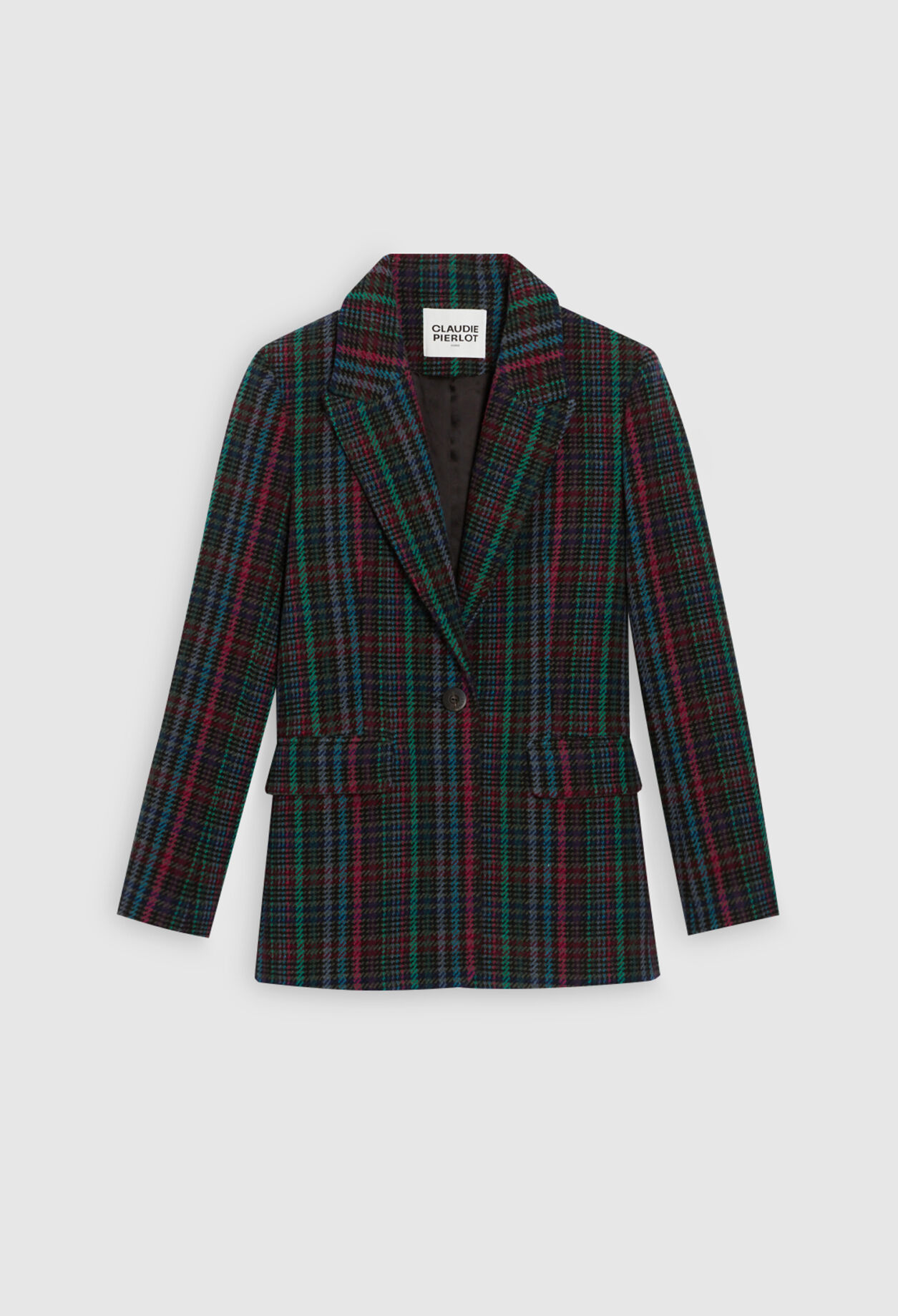 Veste à motif tartan
